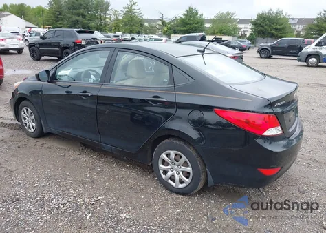 2012 Hyundai Accent Gls from USA, damaged, VIN KMHCT4AE4CU140647